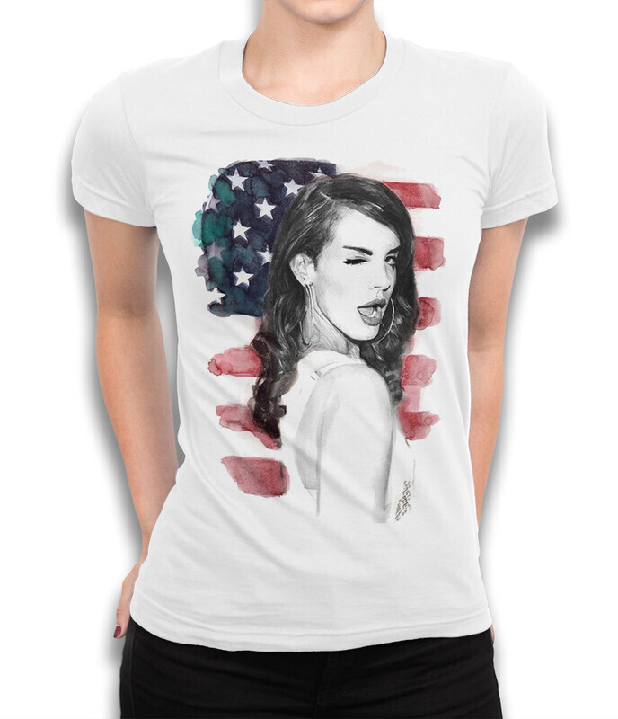 

Футболка женская Dream Shirts Лана Дель Рей 10003861 белая L, Лана Дель Рей 10003861