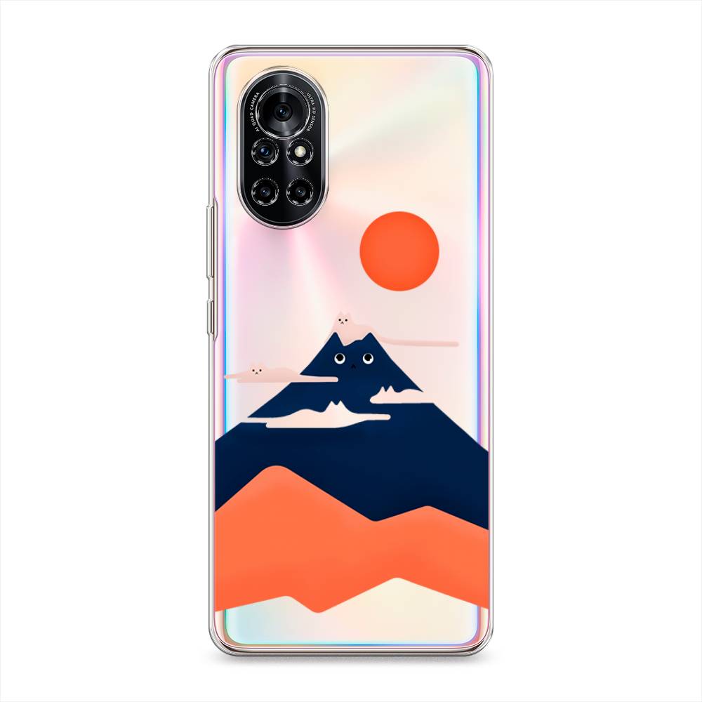 

Чехол на Honor V40 Lite "Кот-гора", Черный;оранжевый, 6105750-4