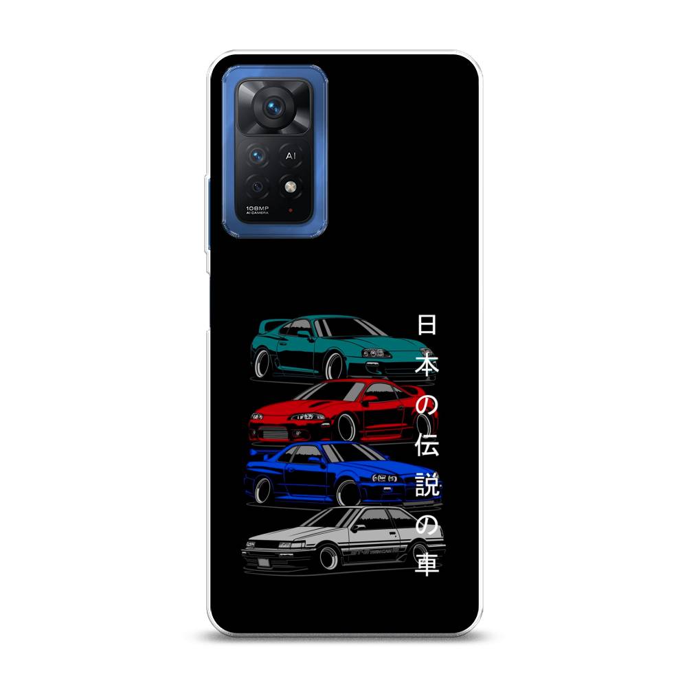 фото Чехол awog "jdm legend cars" для xiaomi redmi note 11e pro