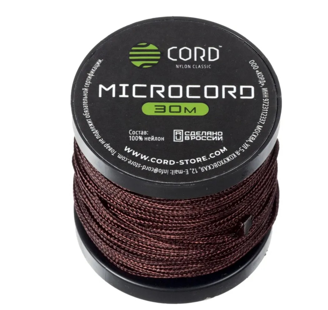 

Микрокорд CORD катушка 30м (bordo), Красный, УТ-00071617