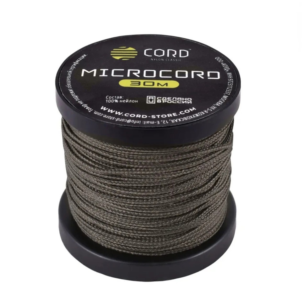 

Микрокорд CORD катушка 30м (brown), Коричневый, УТ-00071618