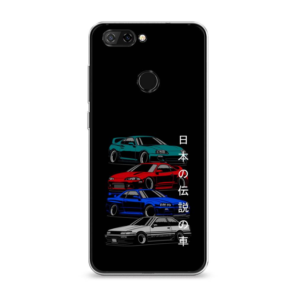 

Чехол Awog на ZTE Blade V9 / ЗТЕ Блэйд V9 "JDM Legend cars", Разноцветный, 132450-5
