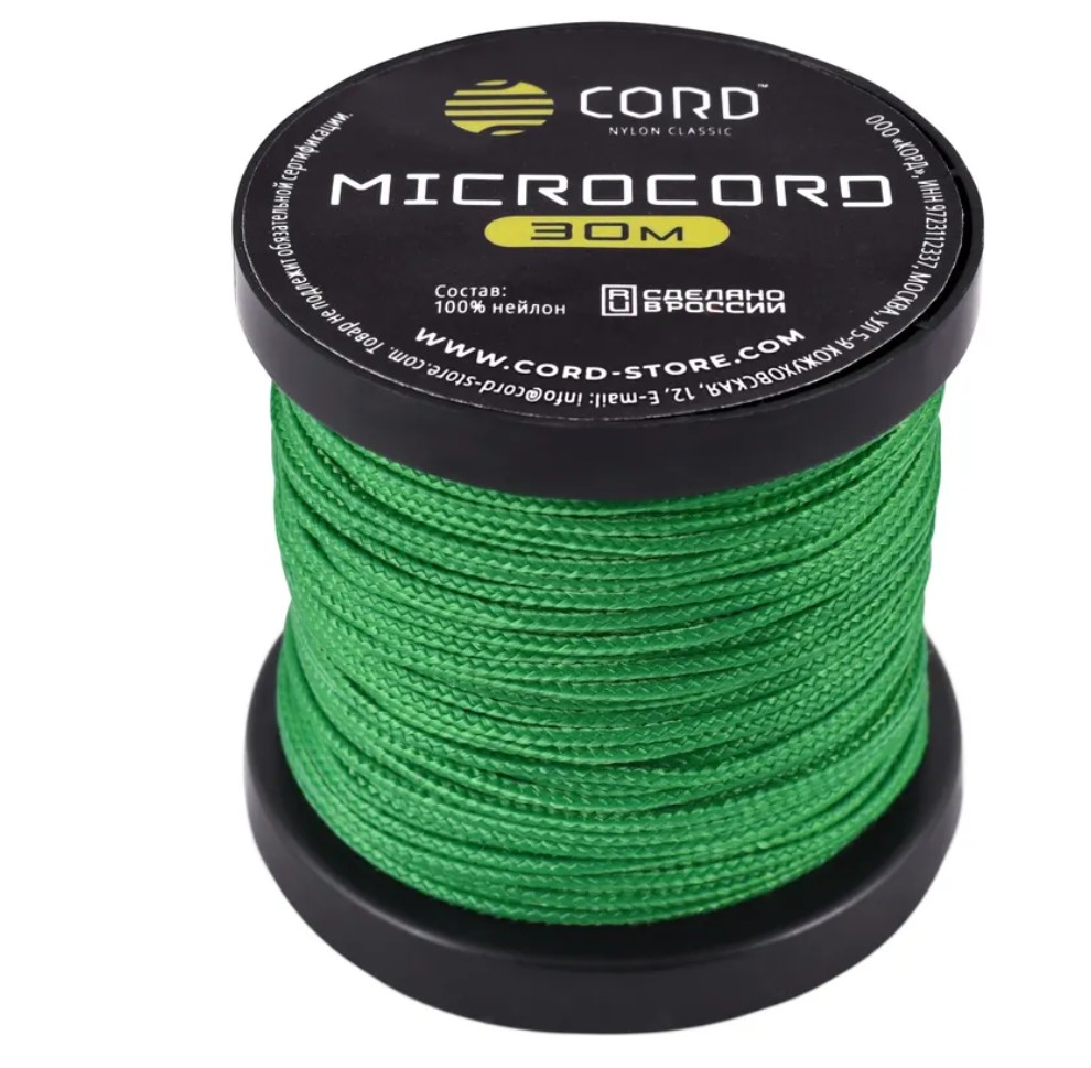 

Микрокорд CORD катушка 30м (green), Зеленый, УТ-00063910