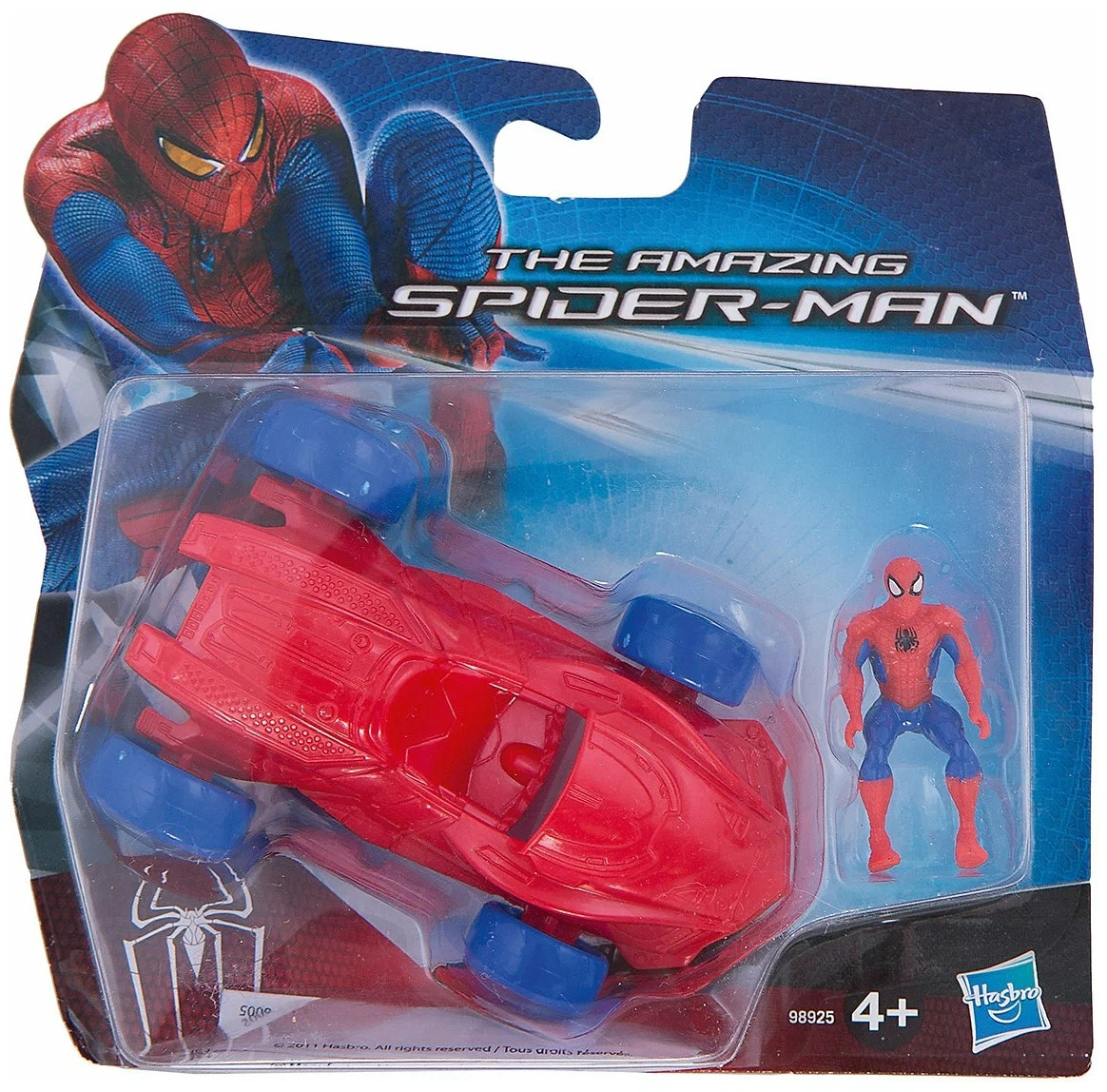 фото Игровой набор the amazing spider-man человек-паук за рулем 4.5см 98925