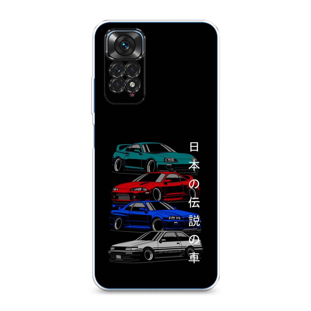 

Чехол Awog на Xiaomi Redmi Note 11 4G Global "JDM Legend cars", Разноцветный, 312850-5