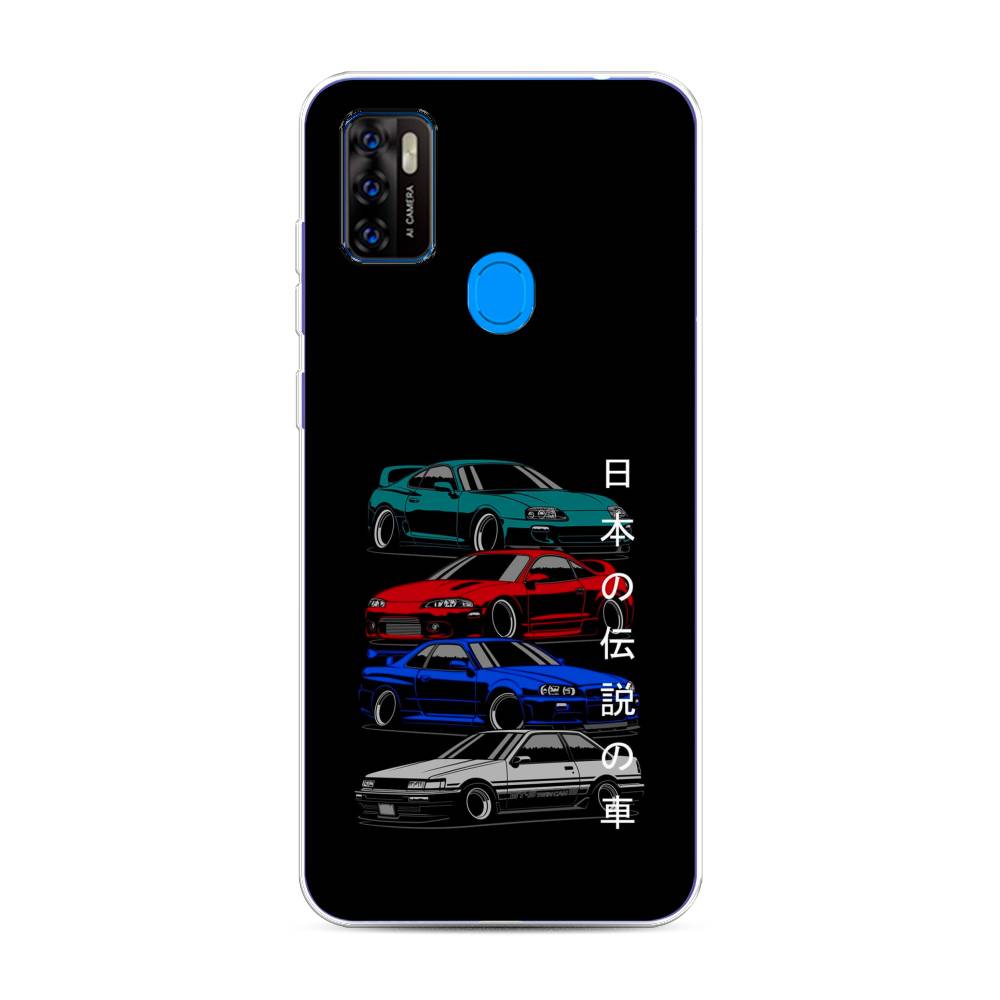 

Чехол Awog на ZTE Blade A7s 2020 / ЗТЕ Блэйд A7s 2020 "JDM Legend cars", Разноцветный, 133950-5