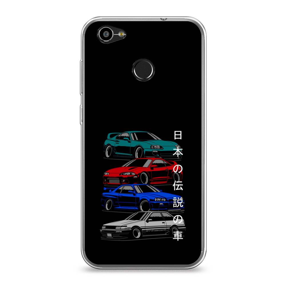 

Чехол Awog на ZTE Blade A6 / ЗТЕ Блэйд A6 "JDM Legend cars", 132350-5