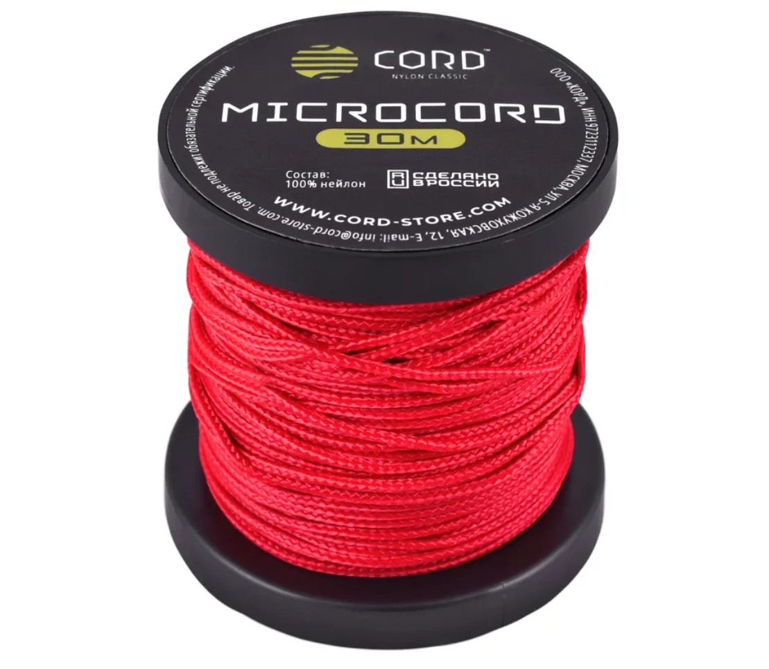 

Микрокорд CORD катушка 30м (red), Красный, УТ-00063916