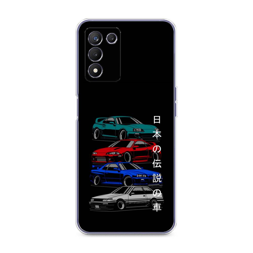 Чехол Awog  на Realme Q3s JDM Legend cars