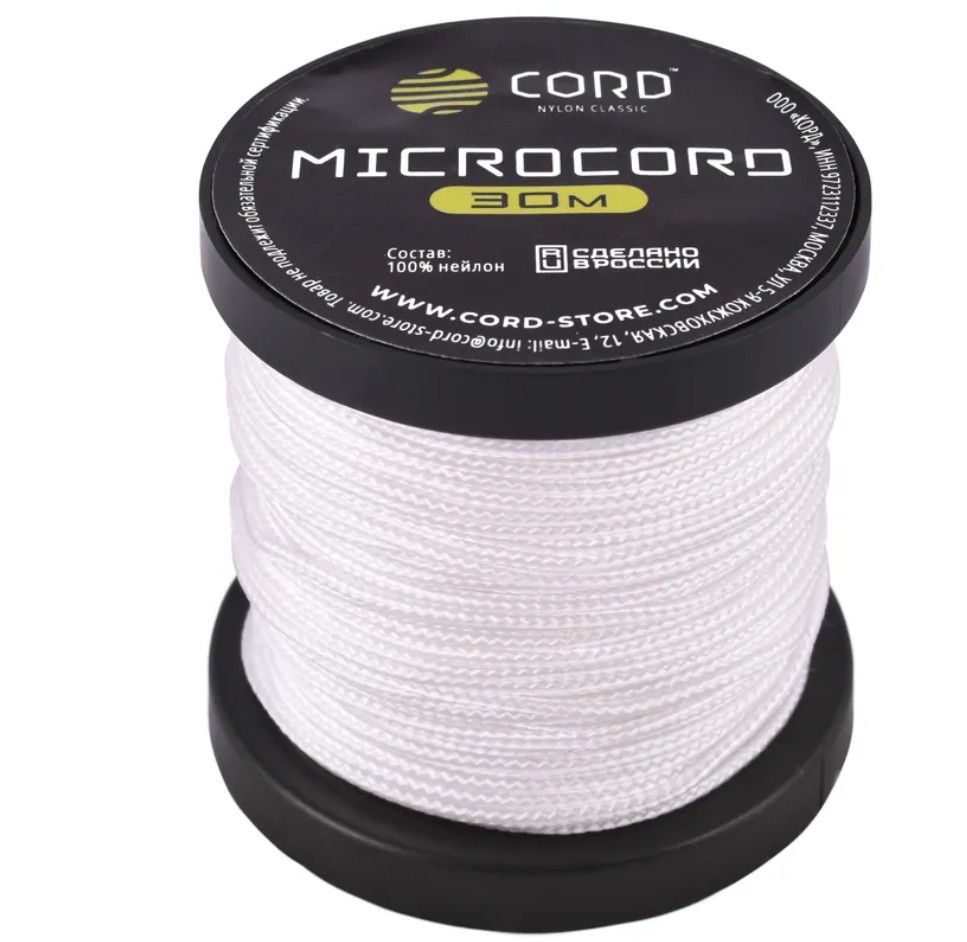 

Микрокорд CORD катушка 30м (white), Белый, УТ-00063918