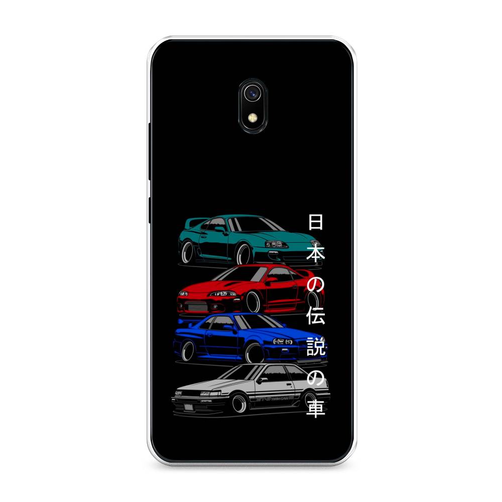 

Чехол Awog на Xiaomi Redmi 8A "JDM Legend cars", Разноцветный, 37250-5