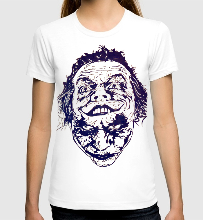 

Футболка женская Dream Shirts Джокер 10003941 белая 2XL, Джокер 10003941