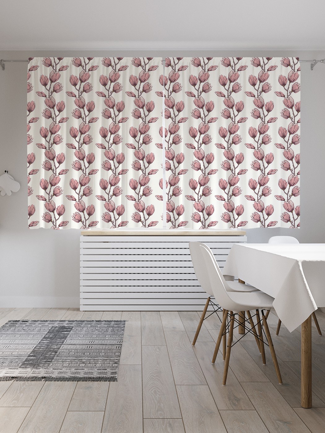 

Шторы JoyArty с фотопечатью "Вертикальное цветение" из сатена, 290х180 см, Вертикальное цветение