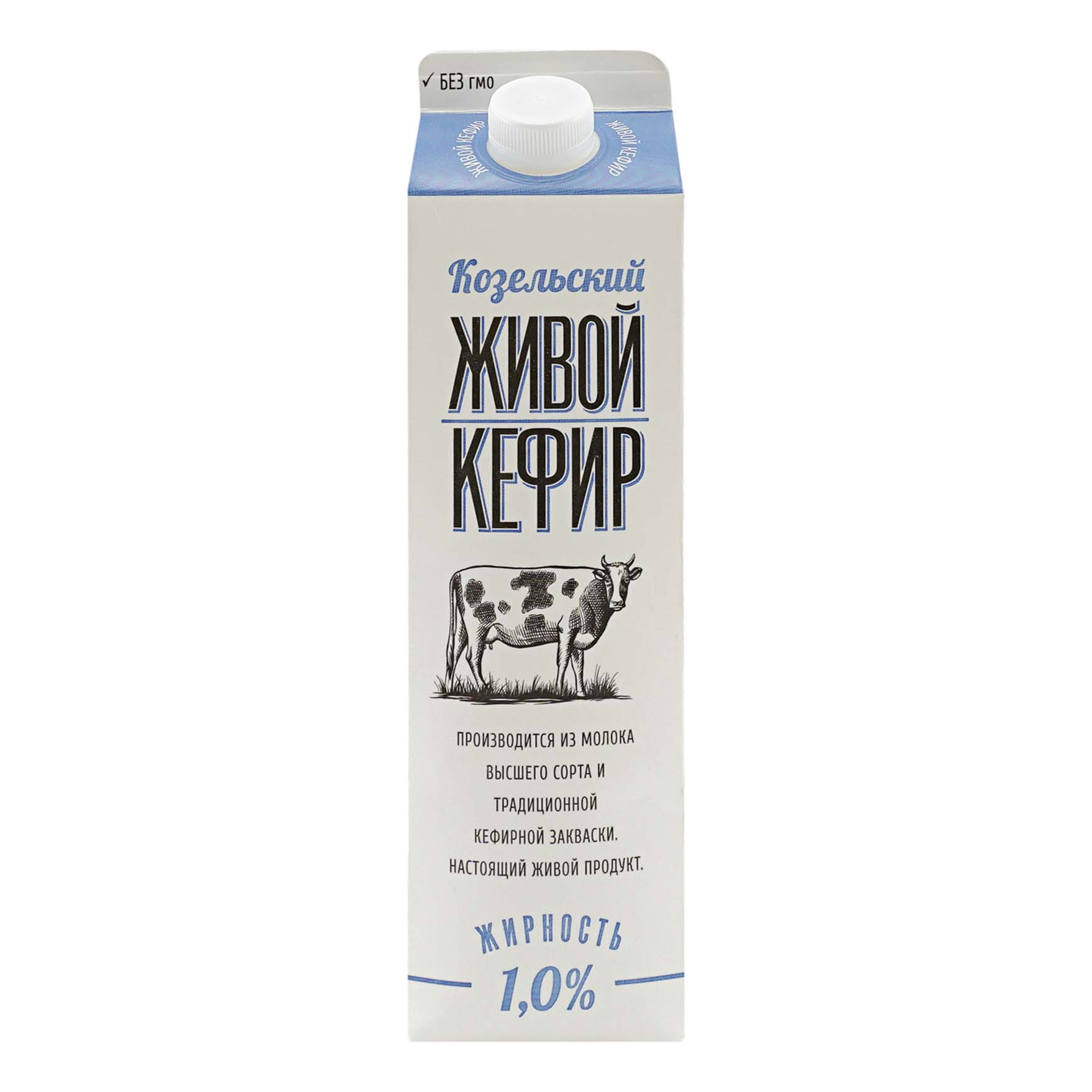

Кефир Козельский Живой кефир 1% 950 мл бзмж