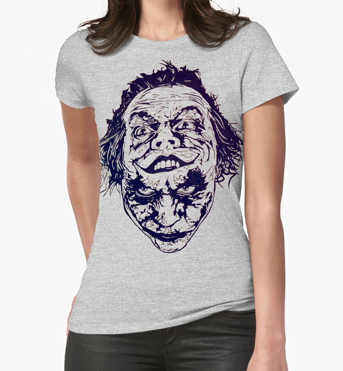

Футболка женская Dream Shirts Джокер 10003941 серая S, Джокер 10003941