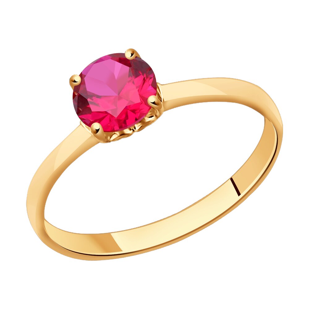 

Кольцо из серебра с корундом р. 16.5 SOKOLOV 84010034, 84010034