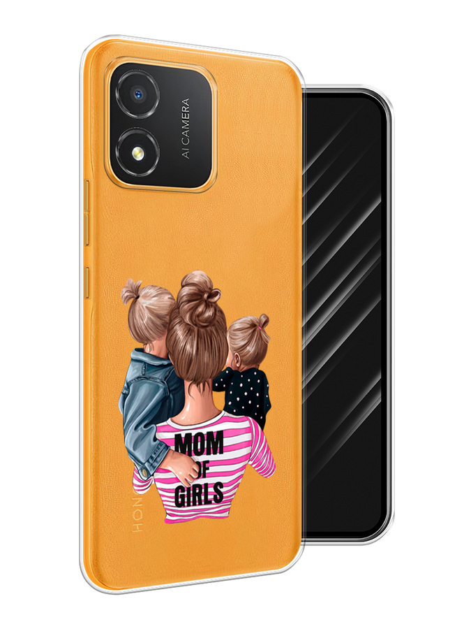 

Чехол Awog на Honor X5 "Mom of Girls", Разноцветный, 6120950-6
