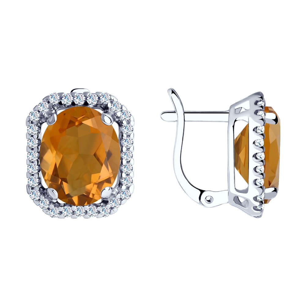 

Серьги из серебра с султанитом SOKOLOV 92022517, 92022517