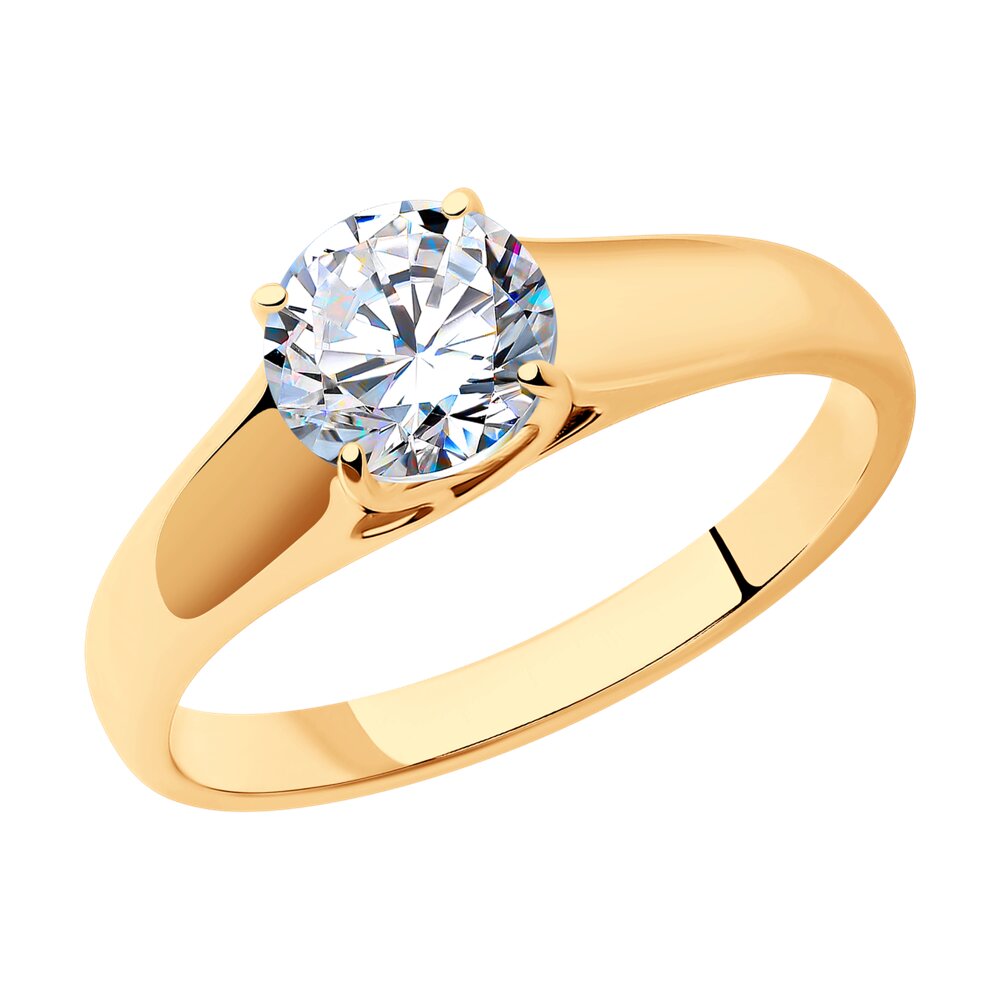 

Кольцо из серебра р. 18,5 SOKOLOV 93010574, фианит, 93010574