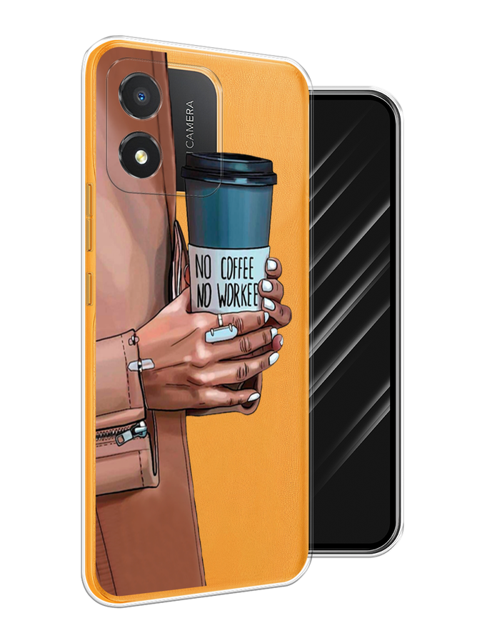 

Чехол Awog на Honor X5 "No coffee", Синий;бежевый;коричневый, 6120950-7