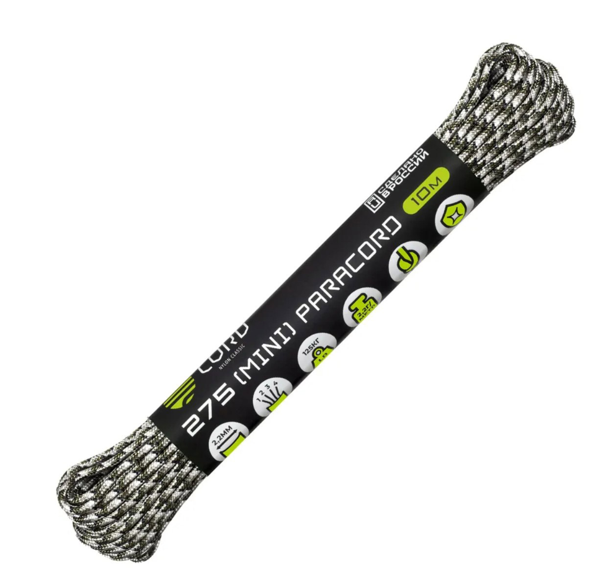 

Паракорд 275 CORD 10м (siberian camo), Зеленый, УТ-00071667