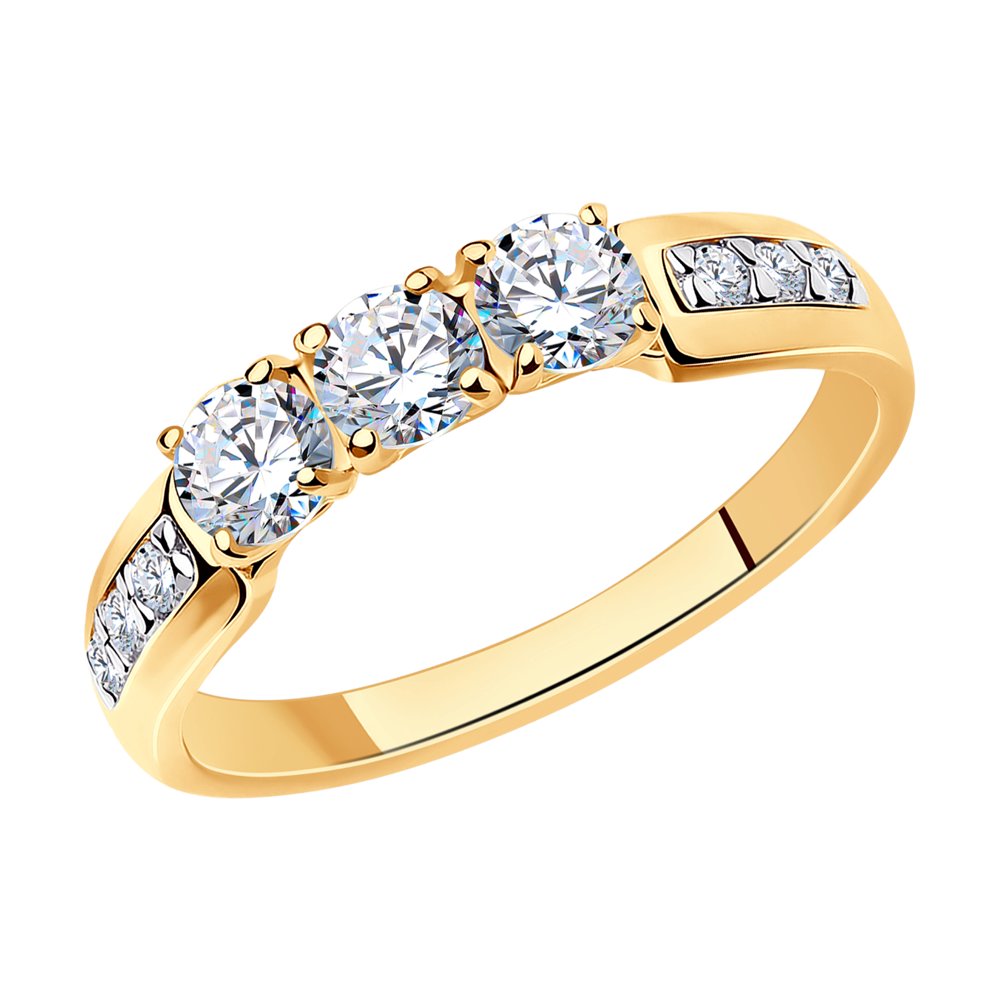 

Кольцо из серебра р. 19 SOKOLOV 93010807, фианит, 93010807