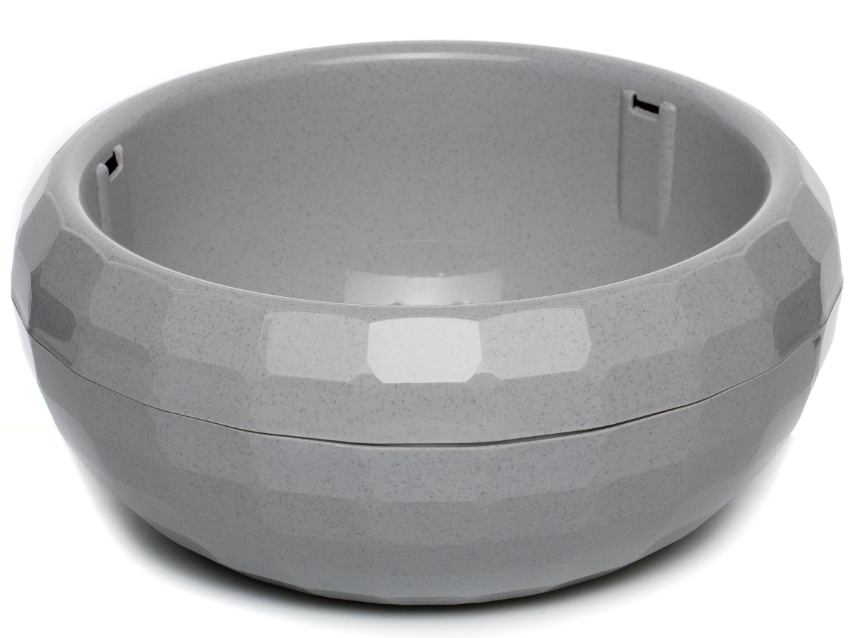 

Цветочный горшок Navako Luna 16106 4,2 л серый 1 шт., Luna