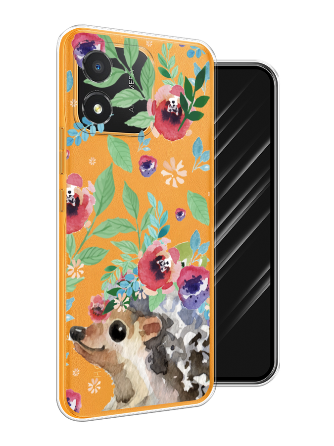 

Чехол Awog на Honor X5 "Ежик в цветах акварель", Розовый;зеленый;коричневый, 6120950-2