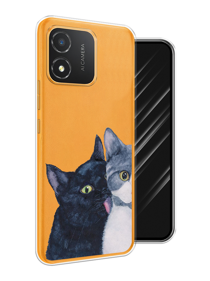 

Чехол Awog на Honor X5 "Кошачья любовь", Синий, 6120950-1