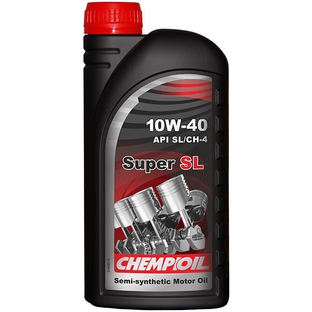 фото 10w-40 super di, cf-4/sl, 1л (полусинт. мотор. масло) chempioil