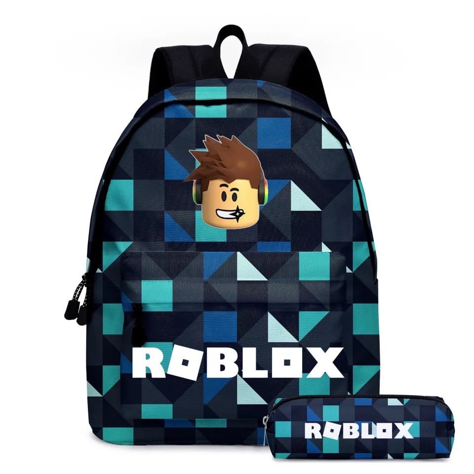 Комплект (рюкзак+пенал) унисекс Plush Story Roblox 24583949 синий, 10x30x40 см