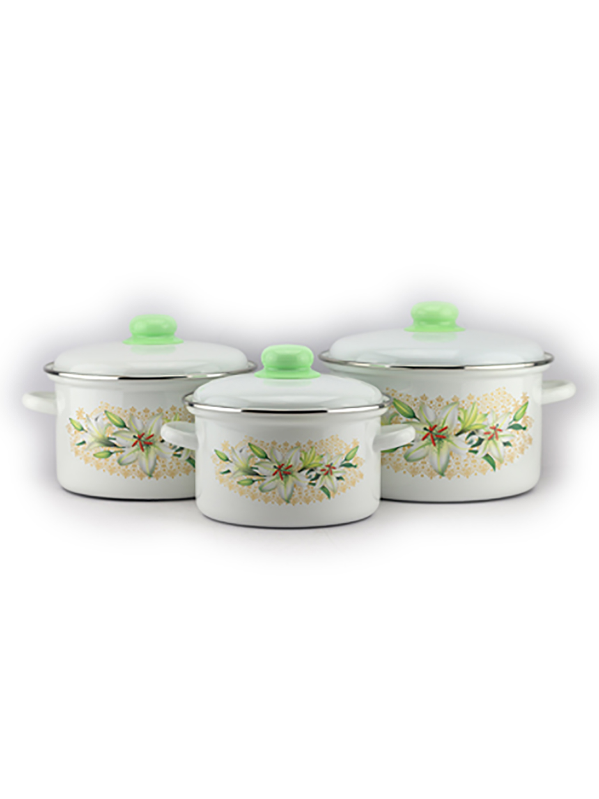 Купить Белую Эмалированную Кастрюлю