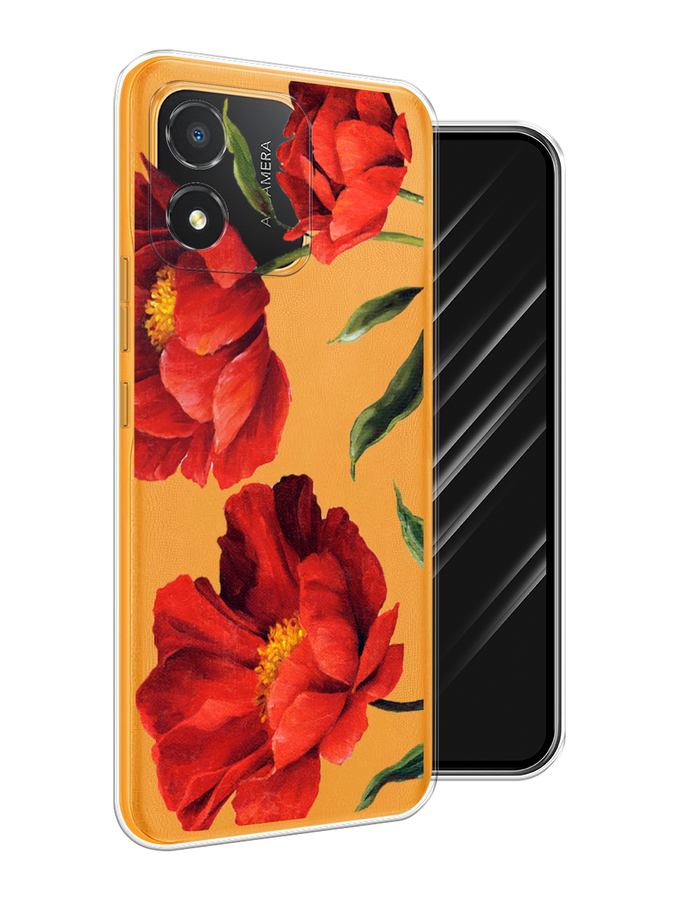 

Чехол Awog на Honor X5 "Красные маки", Красный, 6120950-8