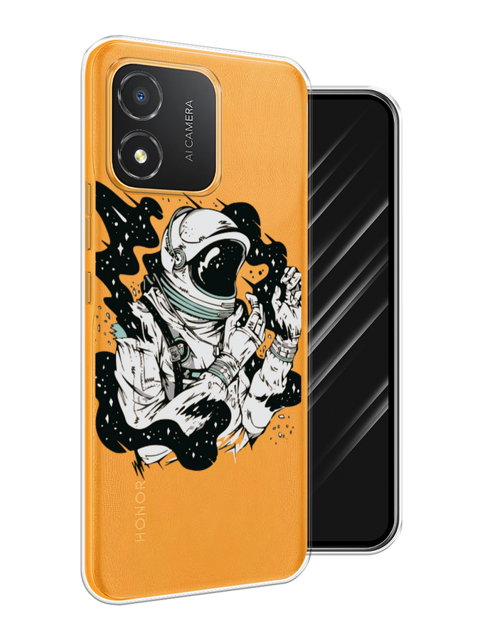 

Чехол Awog на Honor X5 "Космонавт арт", Черный;бежевый;белый, 6120950-7