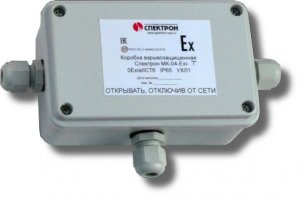 Коробка коммутационная с 3 кабельными вводами Спектрон-МК-04-Exi-Т тройниковая | код. 0000