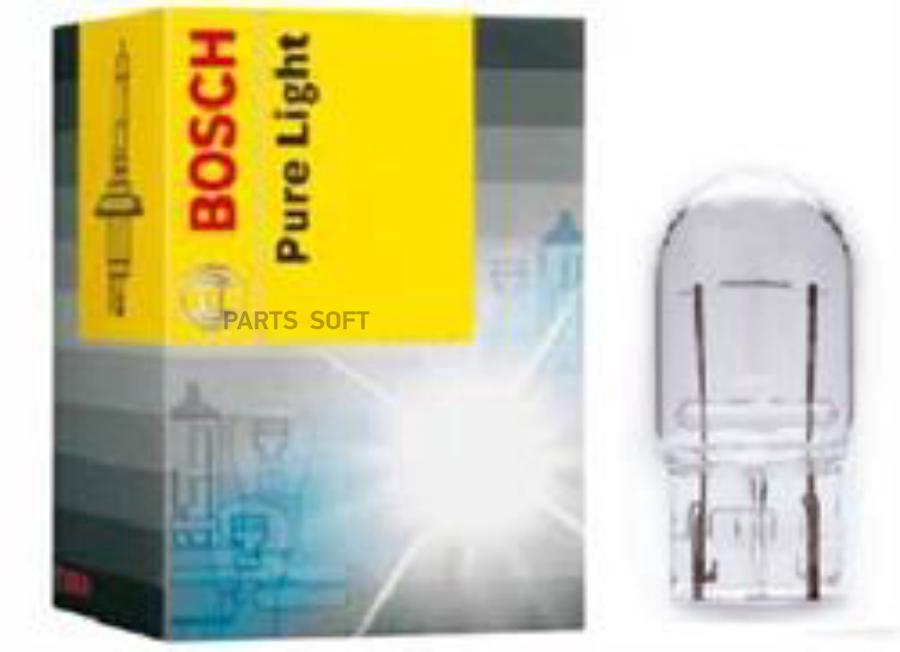 12V Лампа Bosch 1987302251 W21W 21W Pure Light (уп.10шт) (17632)