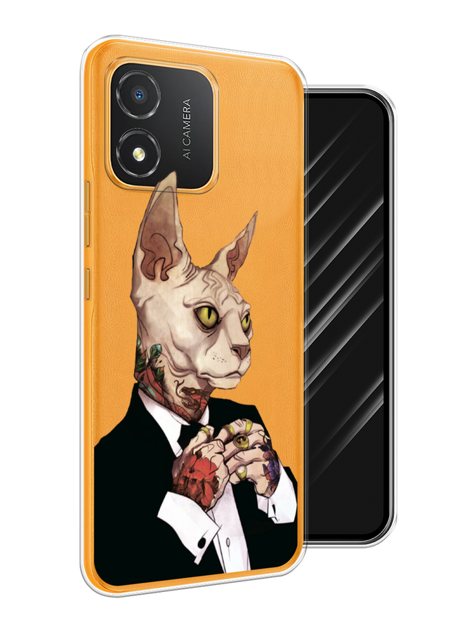 

Чехол Awog на Honor X5 "Татуированный сфинкс", Бежевый;черный;красный, 6120950-7