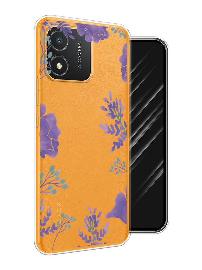 

Чехол Awog на Honor X5 "Сиреневая цветочная рамка", Прозрачный;фиолетовый, 6120950-8