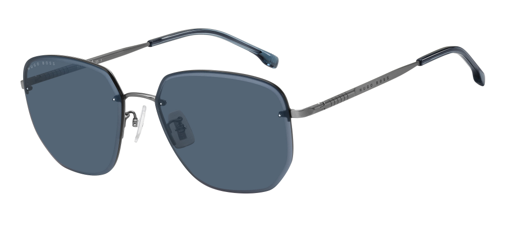 

Солнцезащитные очки мужские HUGO BOSS 1344/F/SK, синий, 1344/F/SK