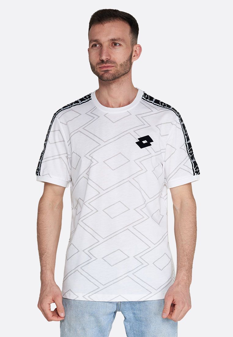 

Футболка мужская ATHLETICA CLASSIC II TEE PRT JS Lotto белая L, ATHLETICA CLASSIC II TEE PRT JS