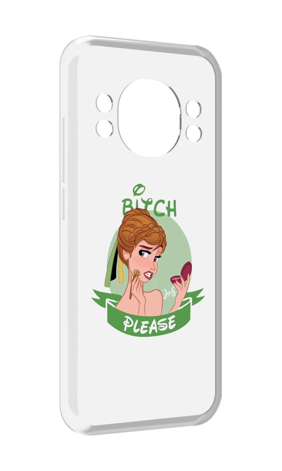 

Чехол MyPads принцесса-Анна женский для Doogee S98 / S98 Pro, Прозрачный, Tocco