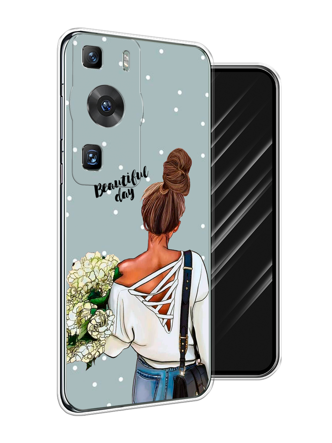 

Чехол Awog на Huawei P60/P60 Pro "Beautiful day", Голубой;коричневый;бежевый, 6121150-6