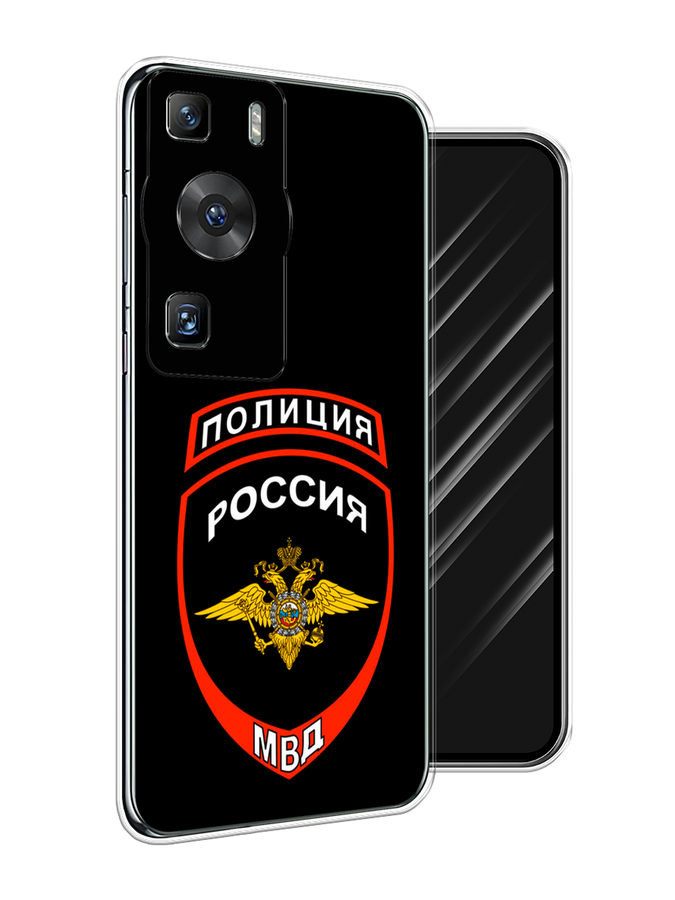 

Чехол Awog на Huawei P60/P60 Pro "Полиция шеврон", Черный;красный;белый, 6121150-5