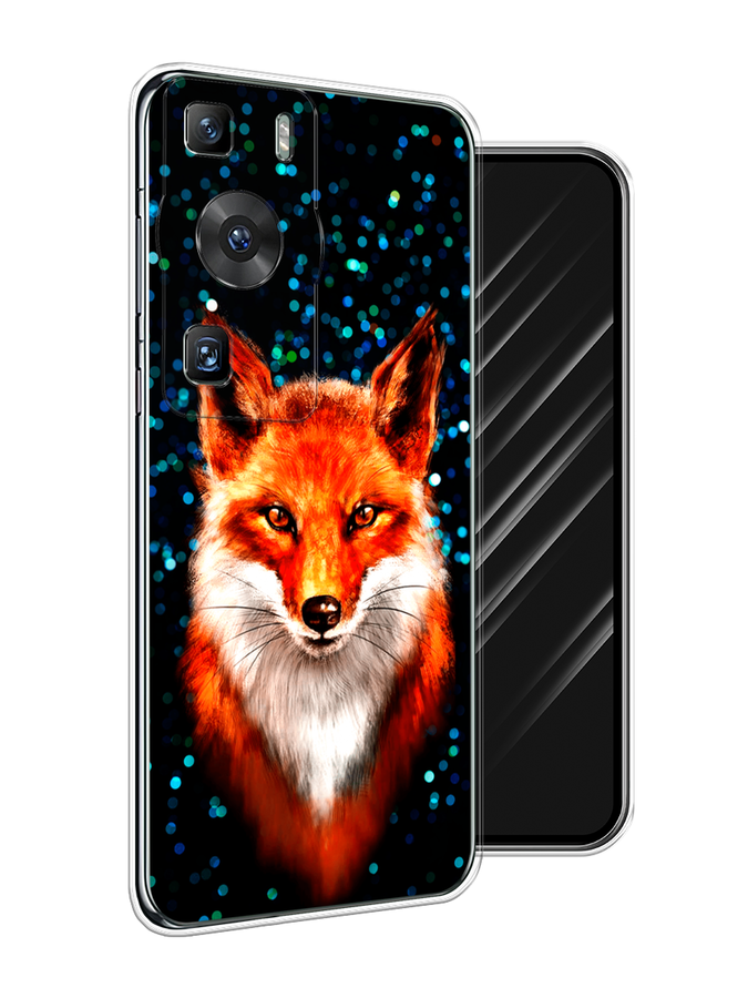 

Чехол Awog на Huawei P60/P60 Pro "Волшебная лиса", Оранжевый;черный;белый, 6121150-1
