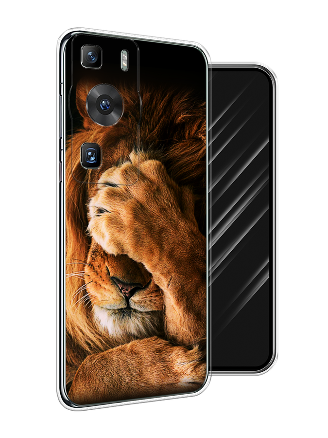 

Чехол Awog на Huawei P60/P60 Pro "Львиный стыд", Коричневый;черный, 6121150-1