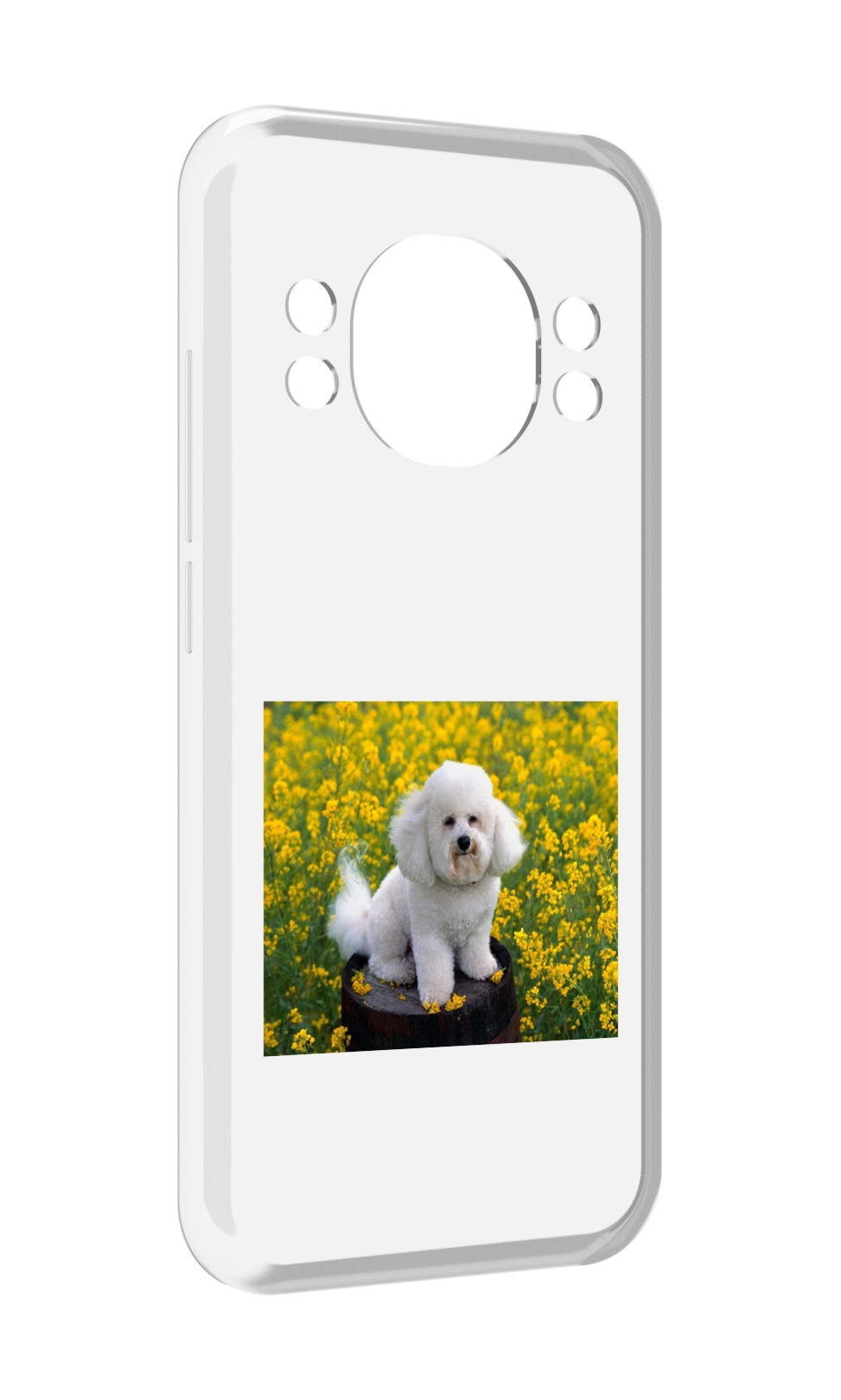 

Чехол MyPads пудель белыи для Doogee S98 / S98 Pro, Прозрачный, Tocco