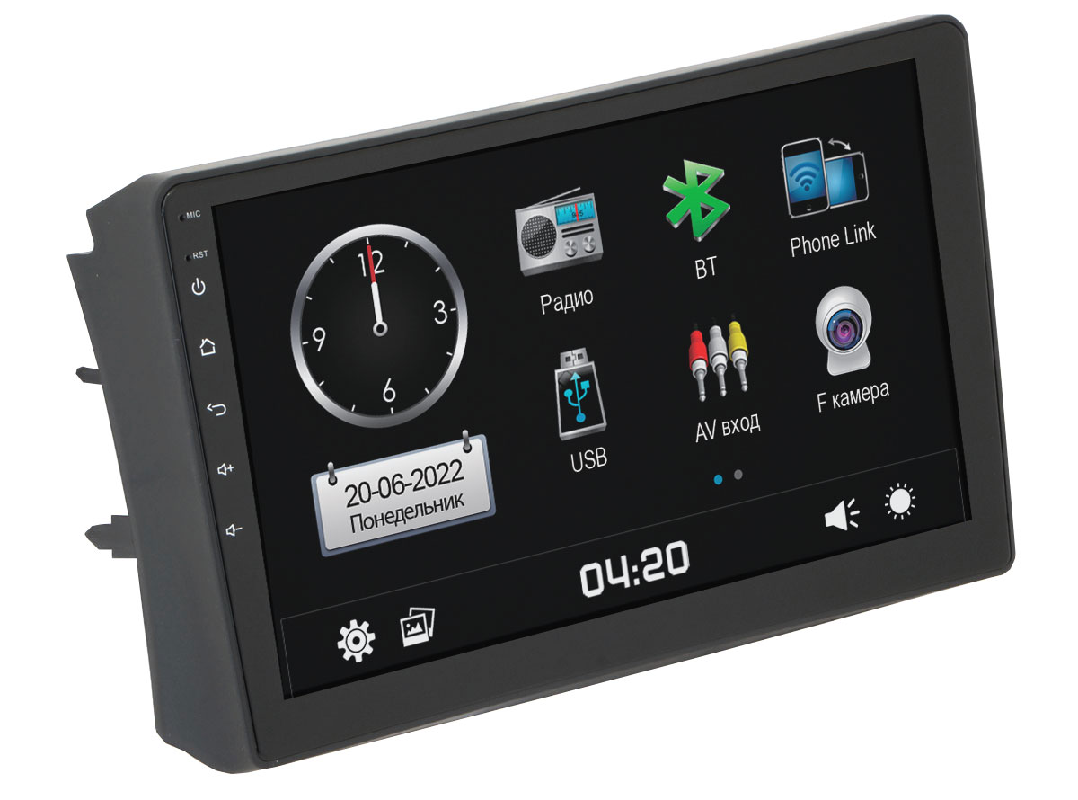 ШГУ UAZ Patriot 16+ без магн. (CITY Incar ADF-4410) BT, 2.5D экран, CarPlay и Android