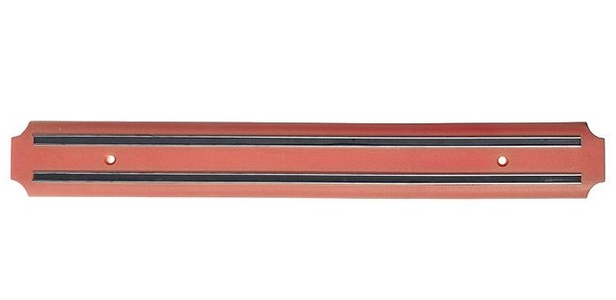 Магнитный держатель для ножей, красный, 38 см