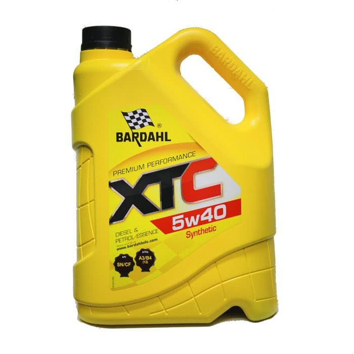 Моторное масло BARDAHL XTC SN/CF синтетическое 5W40 5л
