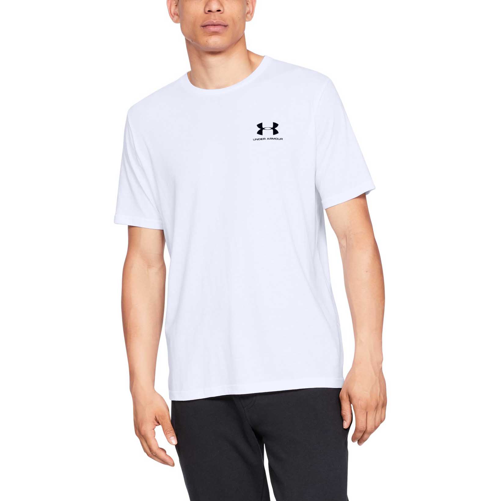фото Футболка мужская sportstyle left chest logo ss under armour белая xs